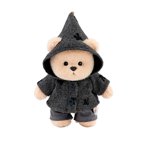 Медвежонок Lina TeddyTales, в гавани с ночной вуалью, молочный, брелок, XS, 15 см